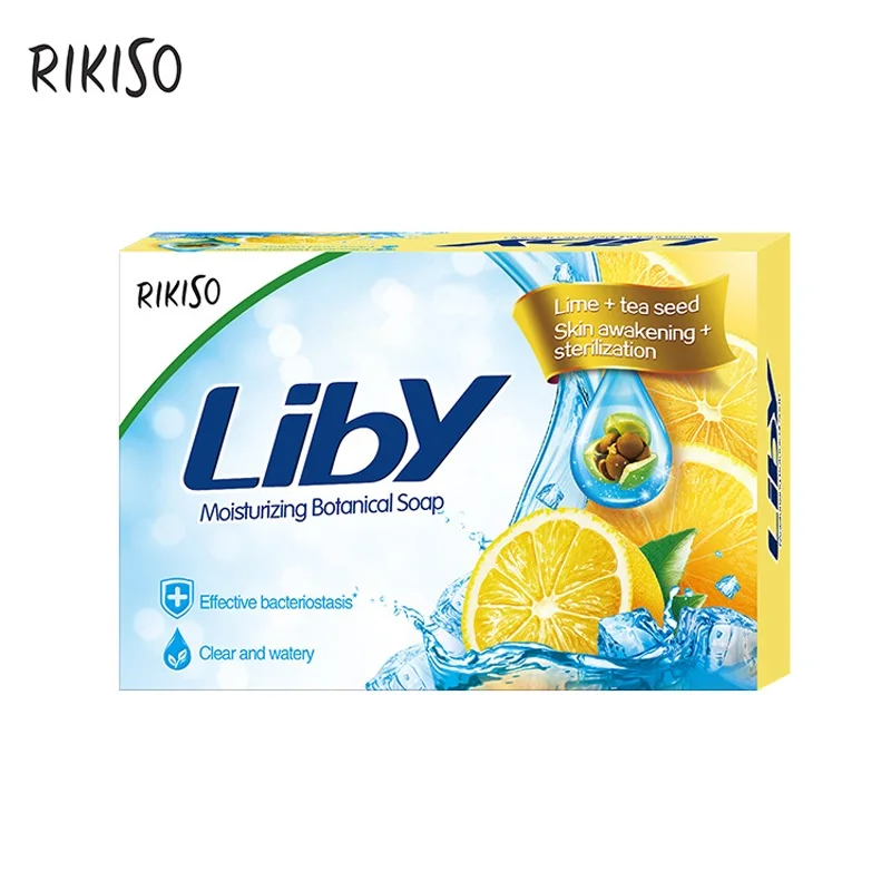 Lemon Scented Soothing Multifunctional 100g Single Pack Plant Soap Basic Cleansing Revitalizing Soap Sea Salt Soap