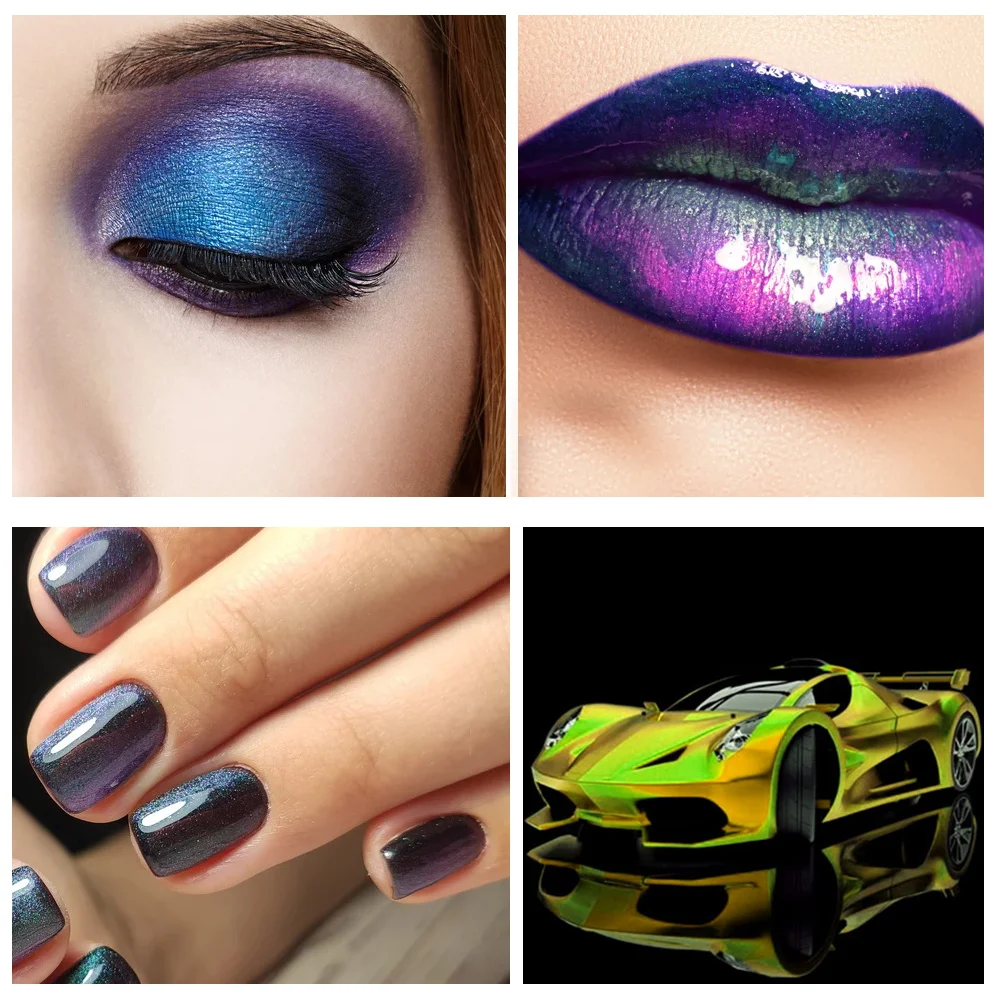 Hot Selling Chameleon Mica Powder High Pigment Super Chameleon Pigment Powder