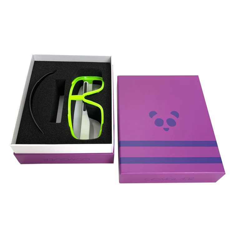Printed logo sunglasses/glasses storage box custom packaging boxes customs boxes with logo