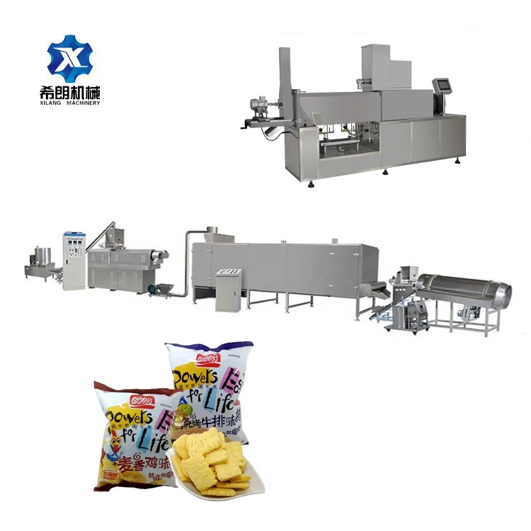 Automatic Corn Puff Cheese Ball Snack Food Making Machine Puffed Maize Popping Snacks Production Line