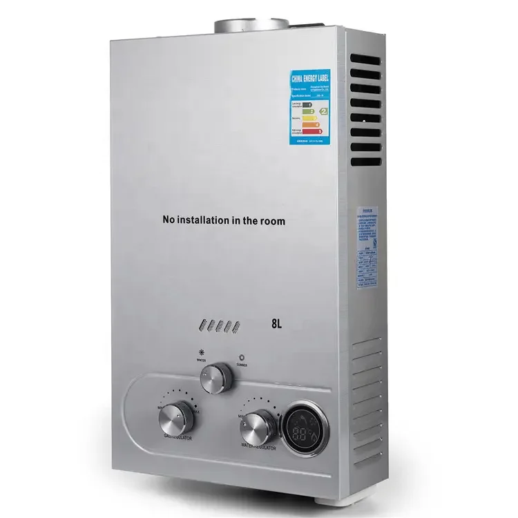 8L/10L/12L/16L/18L/20L/22L/24L LPG/LNG Gas Water Heater Domestic Instant Tankless Propane Tankless Gas Water Heater