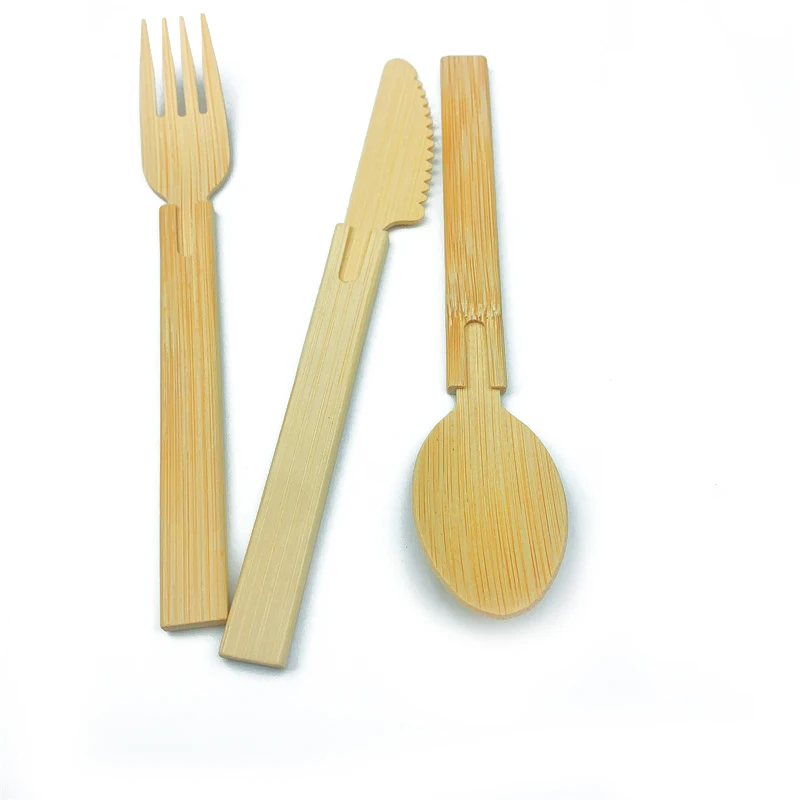 Bamboo Cutlery Set Sustainable and Biodegradable Utensils for Eco-Conscious Dining