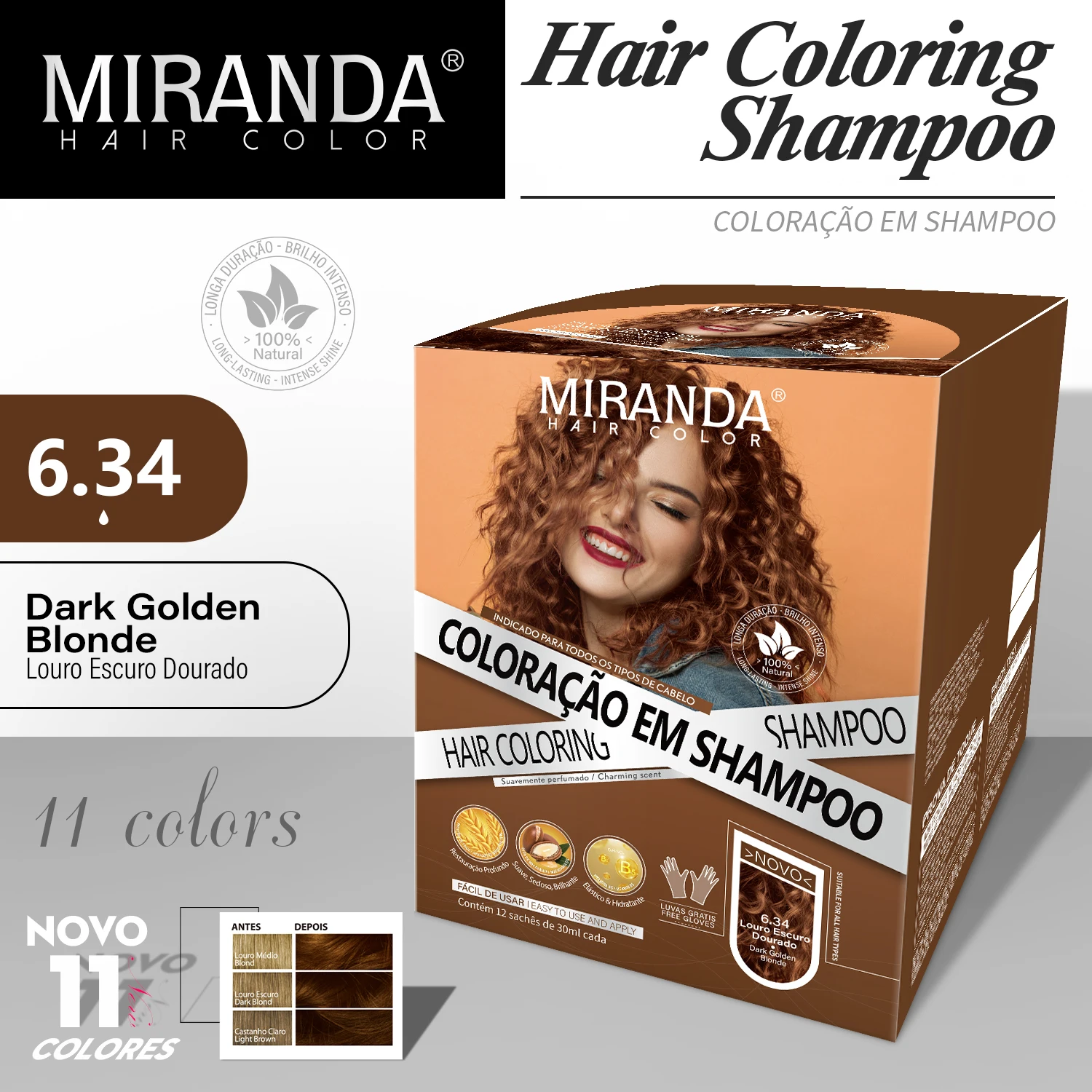 MIRANDA HAIR COLORING SHAMPOO