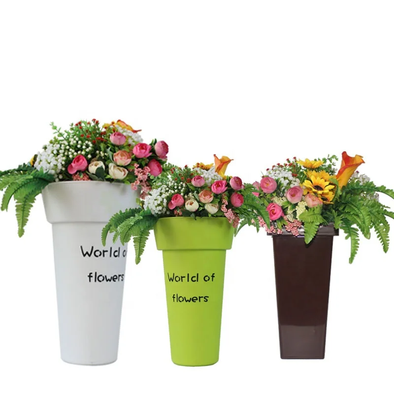 outdoor indoor barrel flower shop pot florist flower waking buckets