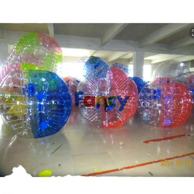 2024 Great comment bubble soccer arena/plastic inflatable ball/inflatable air ball for sale