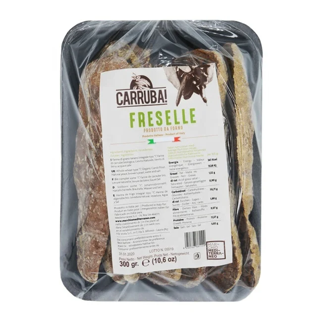 Cilento Artisan, Сделано в Италии, Carruba! Длинный лоток Freselle 300 г