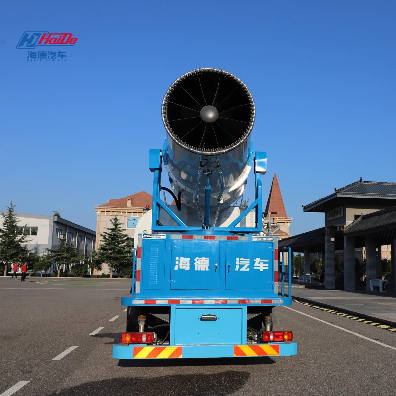 Dongfeng Fog Cannon Mist Dust Suppression Vehicle 30-80m Spray Range Water Fog Sprayer Truck
