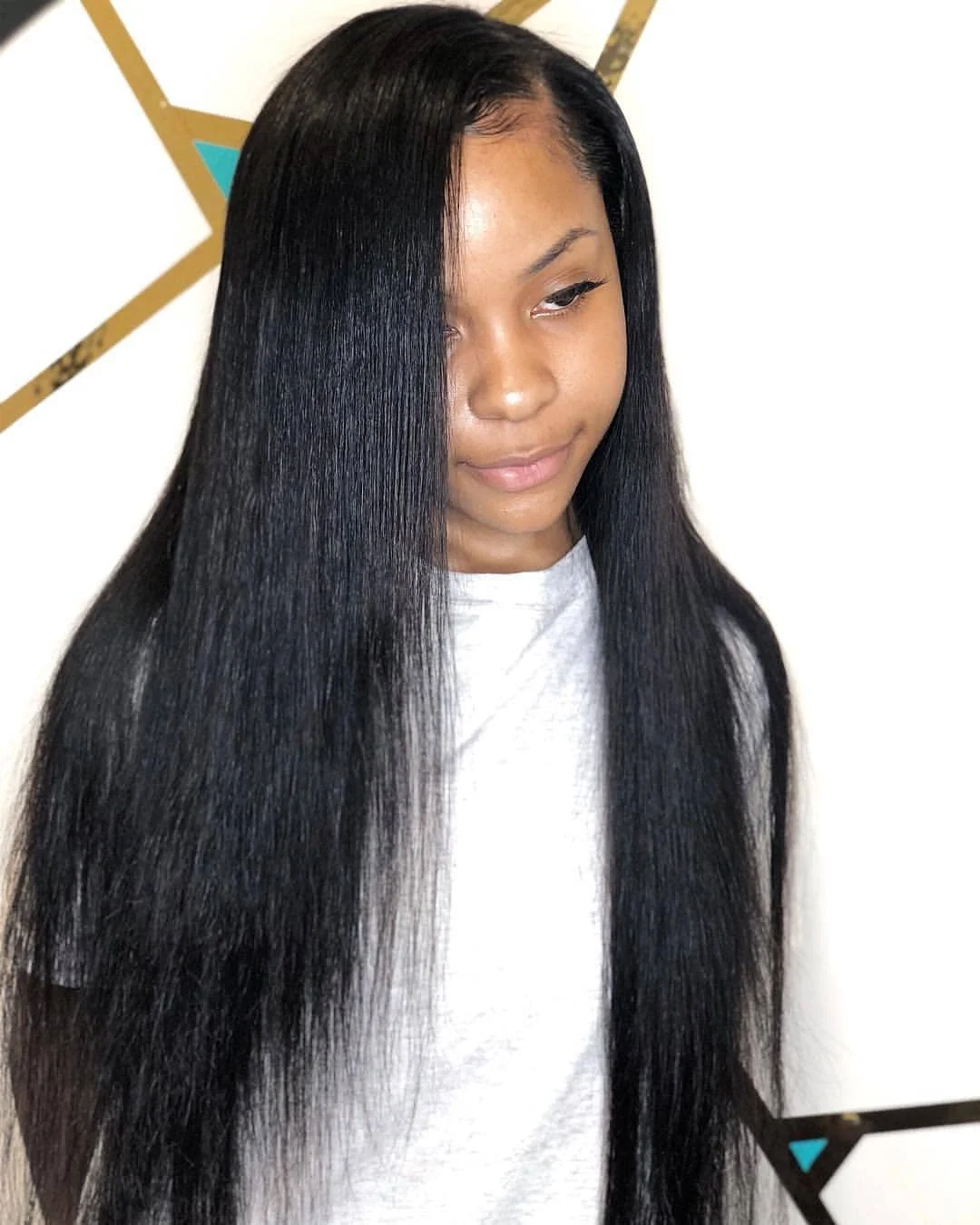 
Factory Direct Sale Top Grade 12a 1b Straight Brazilian Human Soft Hair Frontal 13*4 Lace Front Wigs 