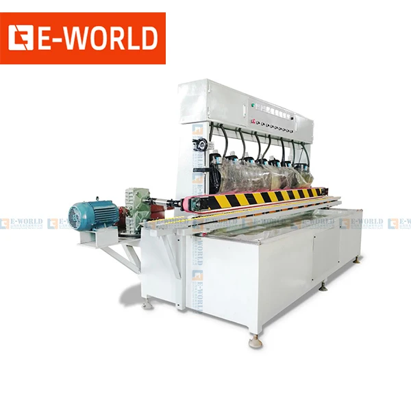 7 Motor Multi Function Horizontal Glass Edging Polishing Machine To Make Beveling Round Straight Line Edge