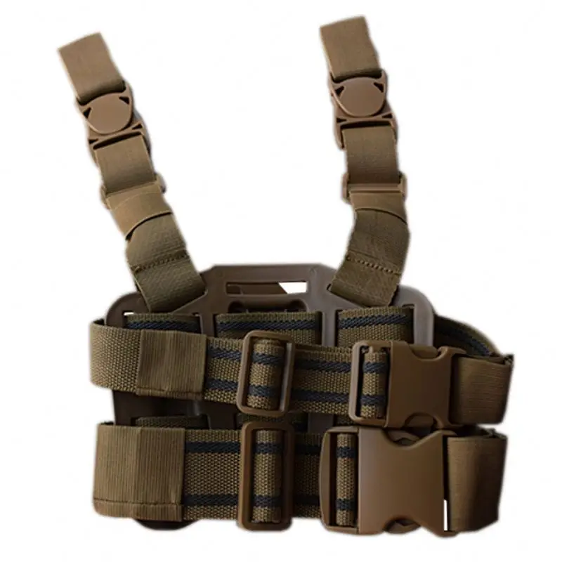 CQC Tactical Gear Quick Release Gun Holder High Quality Plastic Right Leg Gun Holster