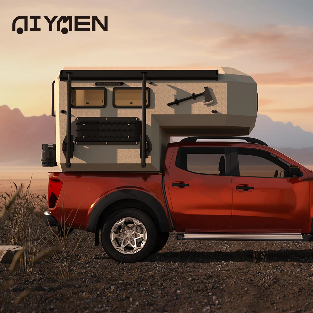 Aluminum Truck Camper Rv Fiberglass Shell Off Road Box Slide In On Cheap Camping 4x4 Small Custom Lightweight Flatbed Motorhome