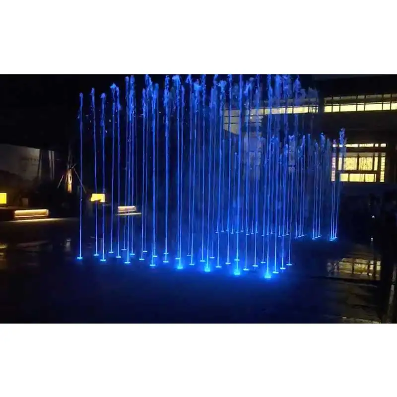 Outdoor garden square customize floor fountains with led lights