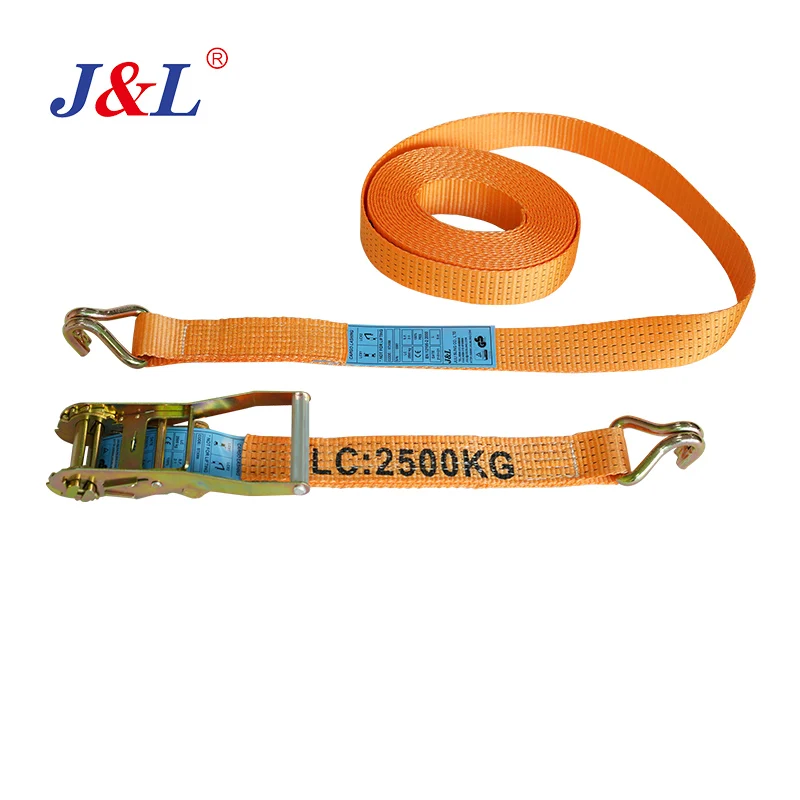 julisling cargo lashing belt strap 25mm or other customized Used in lashing tying Customized OEM ODM many towing belts for cars