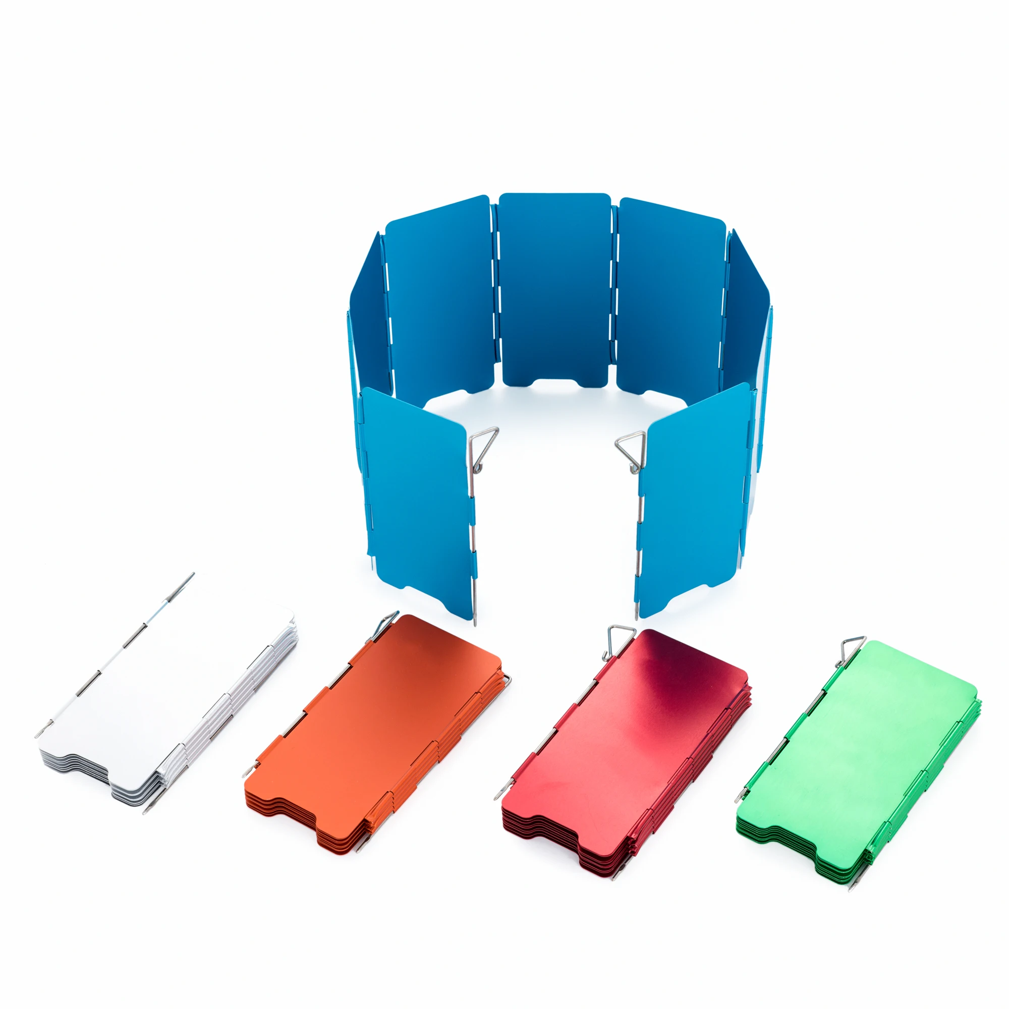 Custom Lightweight Aluminum Gas Stove Windshield Camping For Butane Stove