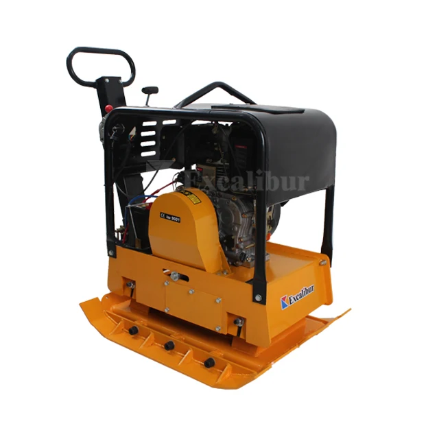 Gasoline Reversable Plate Compactor Clutch Manual Vibrating Earth Compactor For Sale
