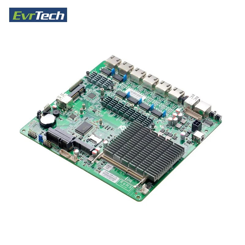ITX Intel J1900 DDR3 безвентиляторный VGA дисплей 6 RJ45 LAN порт Ethernet Pfsense серверный брандмауэр scheda madre Промышленная материнская плата