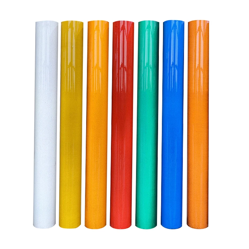 1.24m * 45.7m Engineer Grade 5100 Reflective Sheeting For Vinyl Traffic Signs Glass Beads