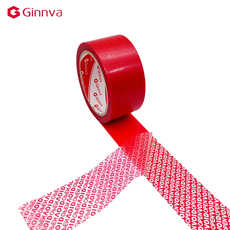 No noise Tamper evident security tape used to identify