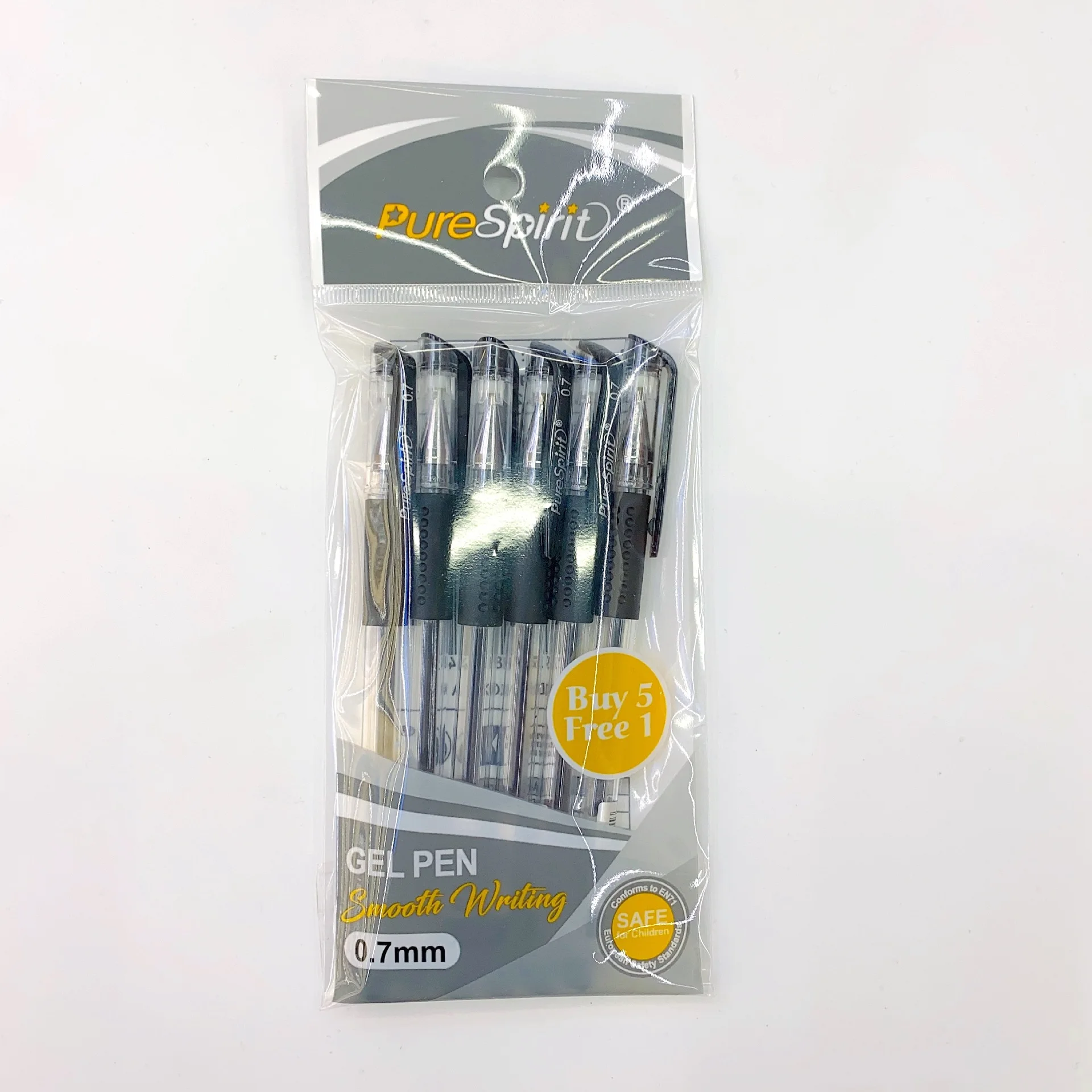 12 pcs/boxed European Standard Neutral Pen Red Blue Black bag 0.5mm 0.7mm Smooth brush question Gel Pens