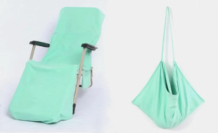 
CFP A102 Cheap Pool Chair Cover Spandex Pocket Style Beach Chair Cover 