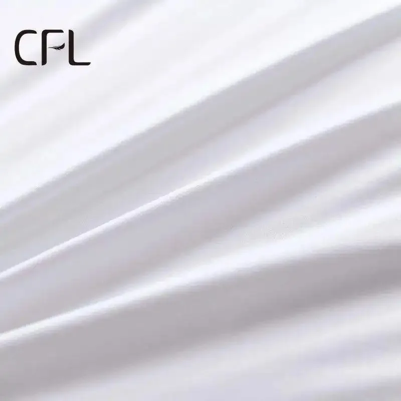 CFL factory professional customized good quality 100% cotton 4 pcs bed sheet hotel bedding set for king queen bed