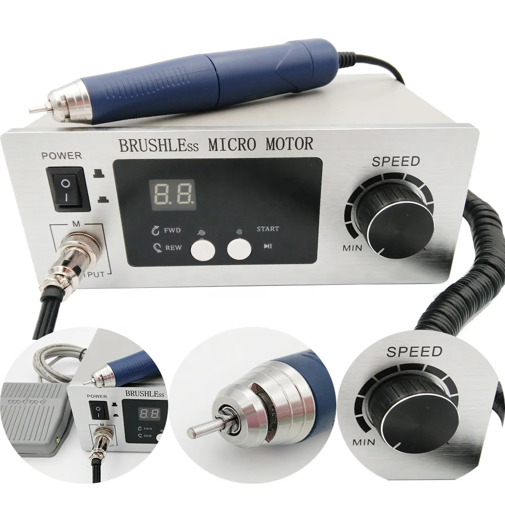 70000 RPM brushless micromotor dental equipment electric motor for dental polishing dental micromotor for nail drilling