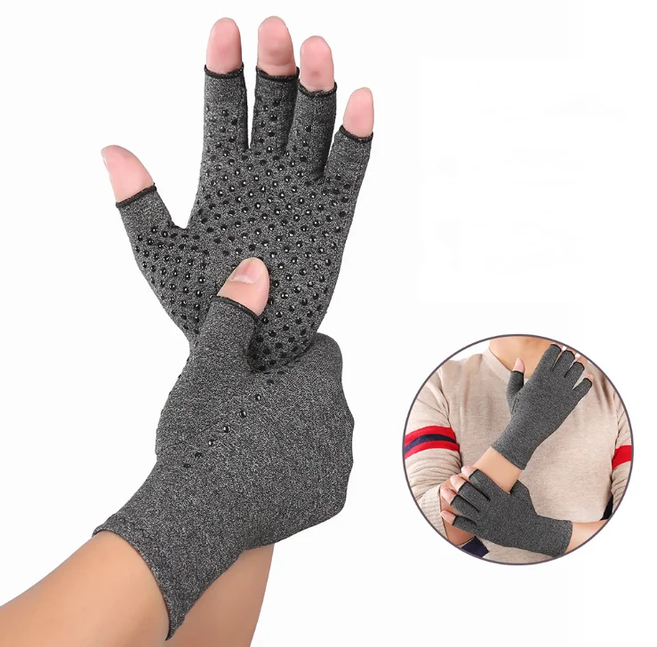 Halffinger Compression Pressure Gloves Relieve Rheumatoid and osteoarthritis Arthritis Gloves