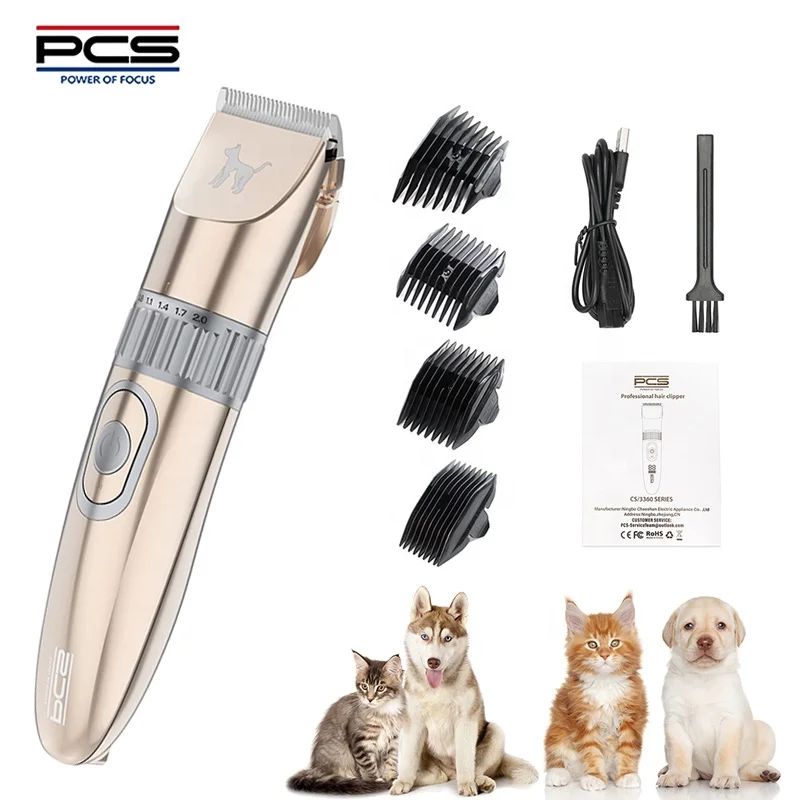 Household Cordless Pet Quiet Electric Cutter Haircut Waterproof Machine Cat Grooming Trimmer Dog Hair Clippers