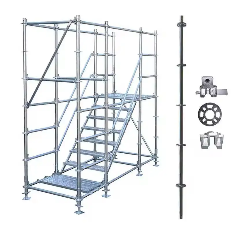 Multi Function Disassembly Galvanized Layer All Round Steel Ringlock Scaffolding for construction layher