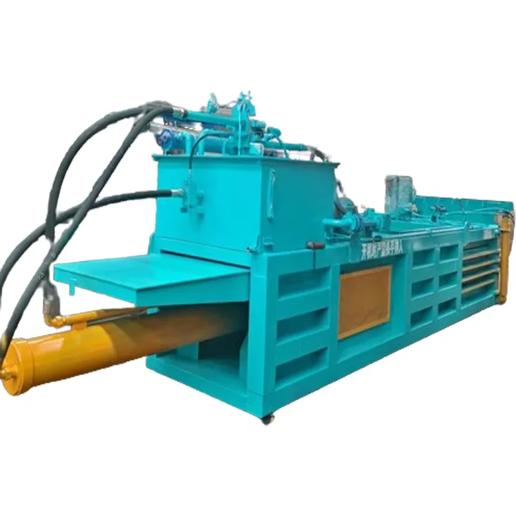 Waste cotton straw hydraulic block press New waste plastic baler