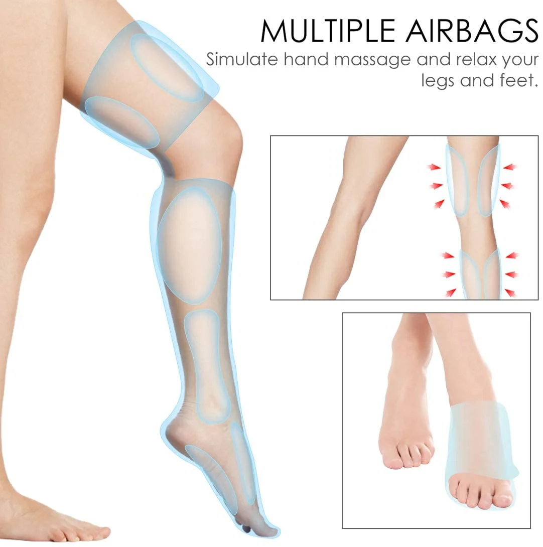 Luyao 2023 air compressor leg massager air compression boots recovery heating pressure air care