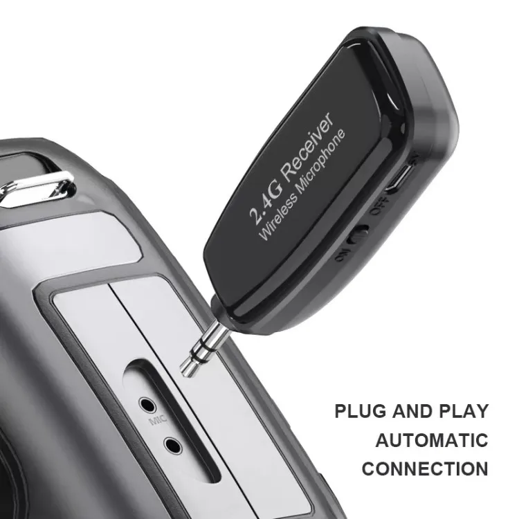 High Quality Manufacturer 2.4G Wireless Lavalier Microphone Professional Lavaliver Collar Mic