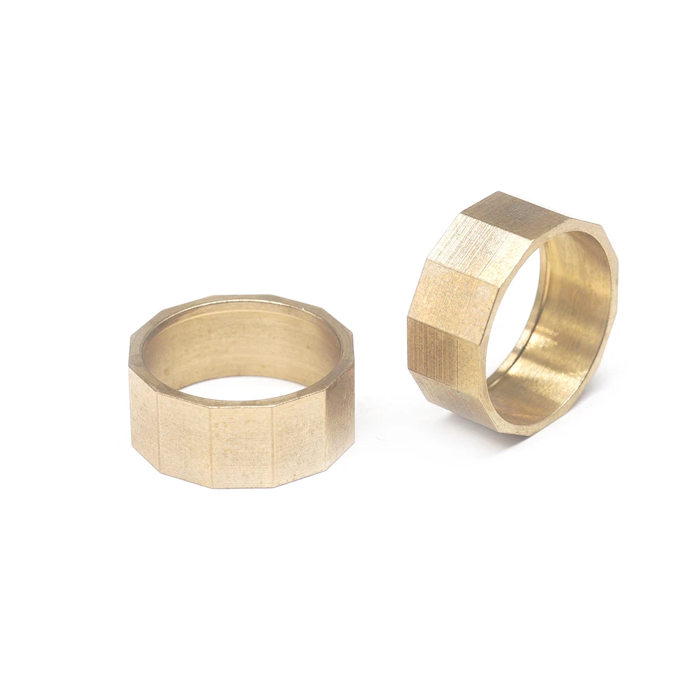 China Manufacturer Brass Gasket OEM Pipe Connection Hardware Processing Service