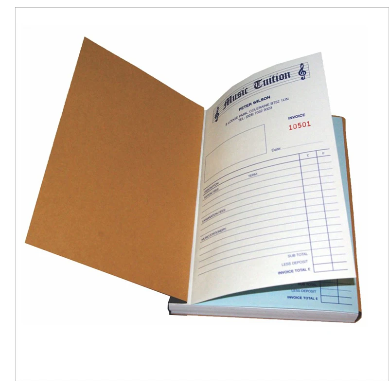 
OEM ODM Custom 3 per page Carbonless Paper invoice forms to print all purpose business checks with stub voucher Free Design 