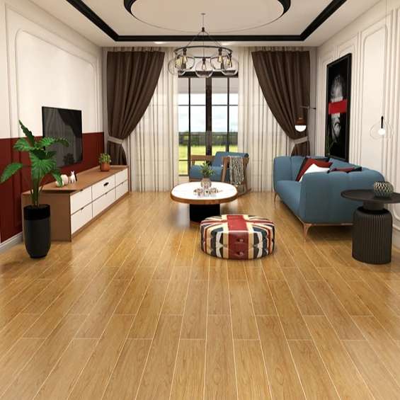 Ванная комната дизайн стены и пола дерево 150x900 деревянная керамическая плитка