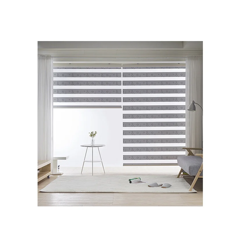 2022 Hot Sale Spring System Cordless Day And Night Rainbow Blind Zebra Blinds Factory price wholesale