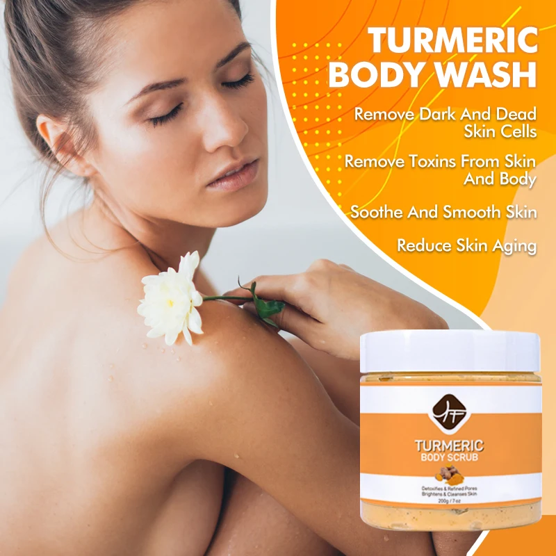 Tumeric skin care set Private label 7n1 Turmeric WITH Vitamin C Whitening Dark Spot Acne Treatment Skin Care Turmeric Set