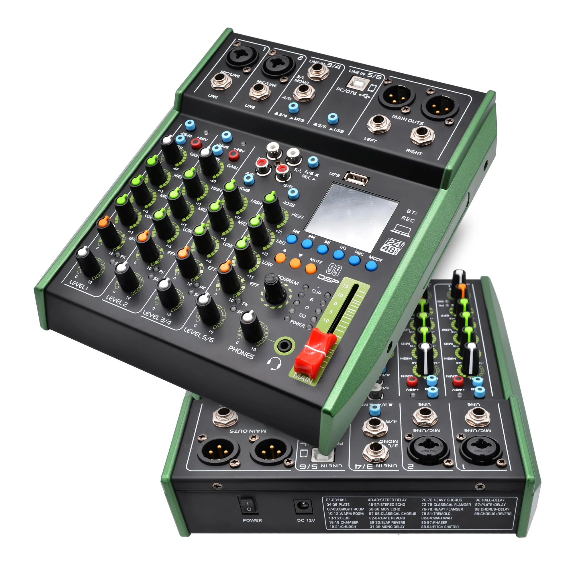 Accuracy Pro Audio MG7 20W Professional Audio Mixer DJ Mixer Controller For Party