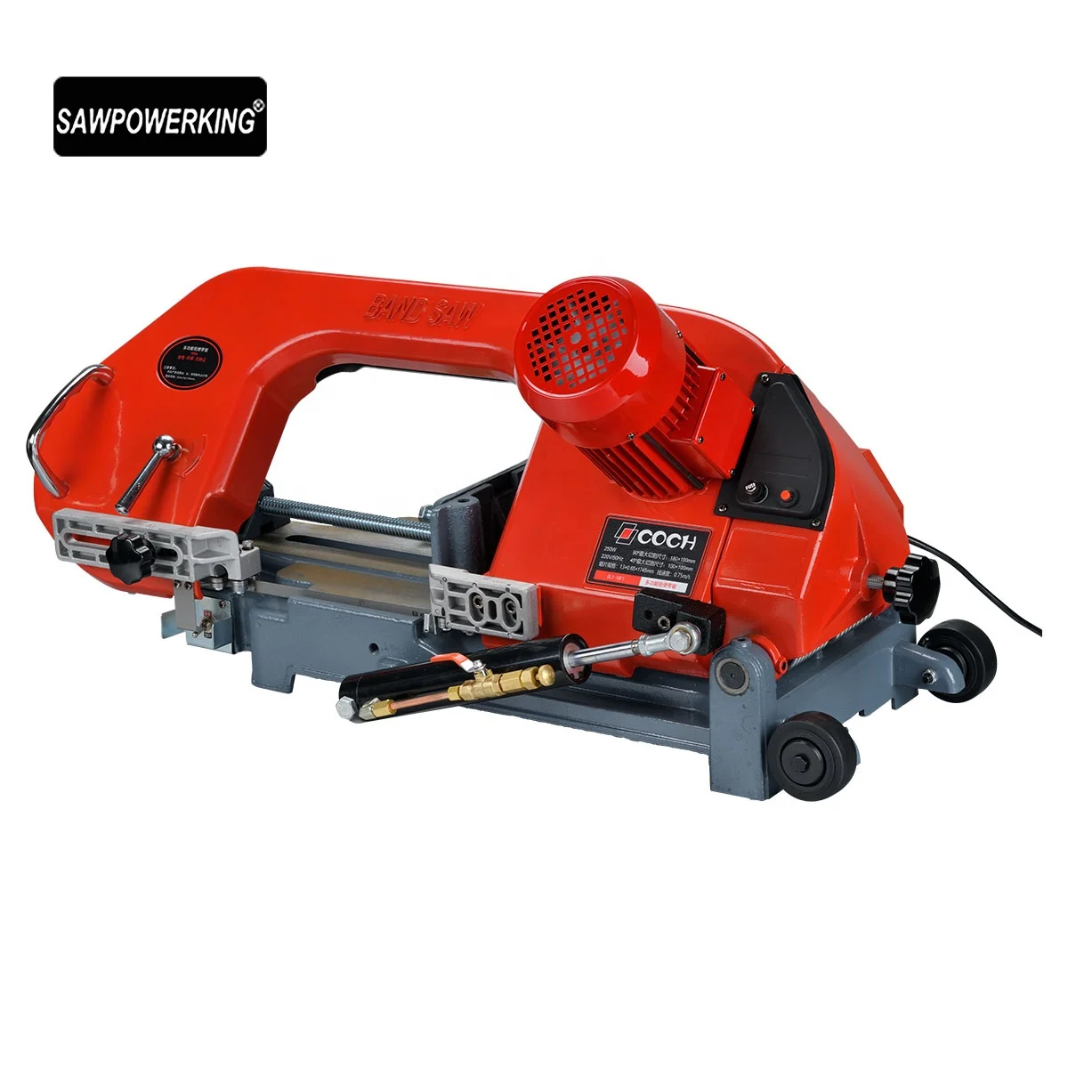 SAWPOWERKING 8in metal cutting portable sawmill mini band saw machine wood saw machines