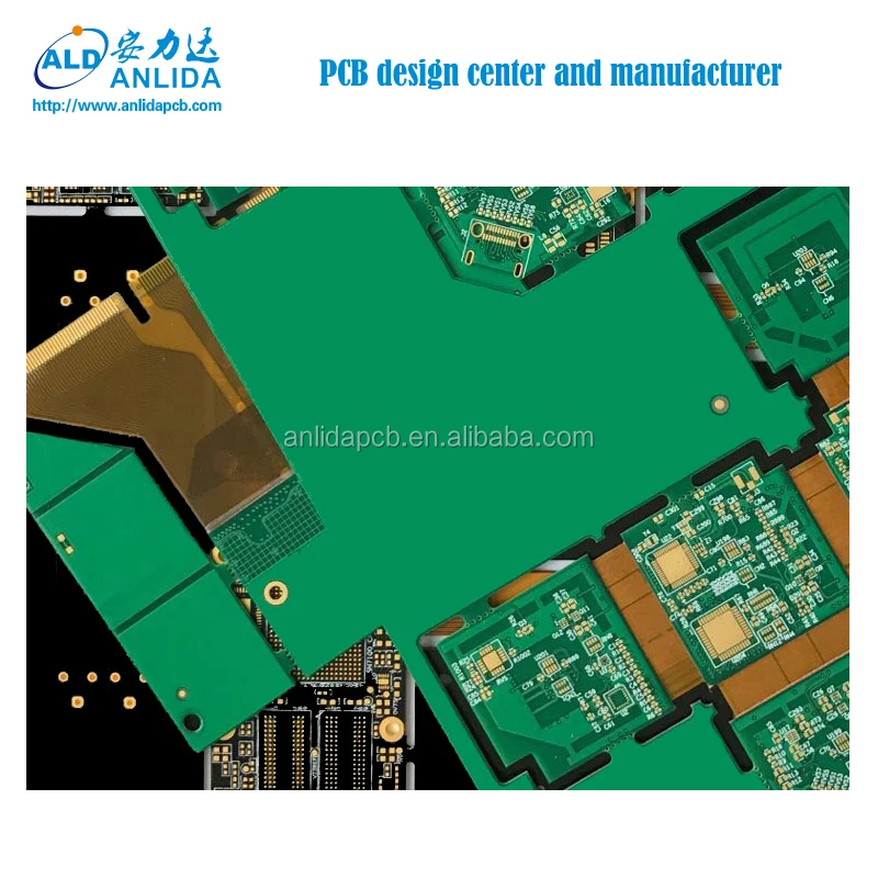 High Difficulty Customized RoHS rigid flexible pcb