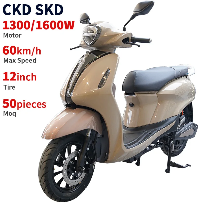 CKD CBU 12-дюймовый Прямая продажа с завода электрический мопед скорость 60 км/ч 2-колесный скутер для взрослых сделано в Китае