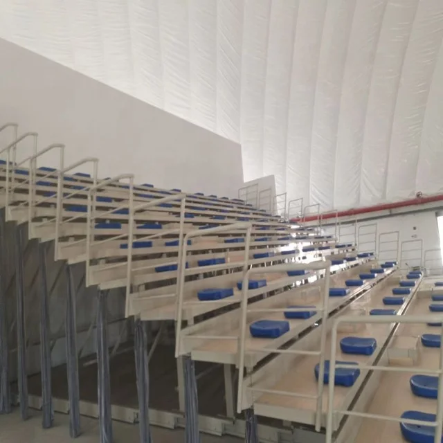 Gym telescopic theater tribune bleacher