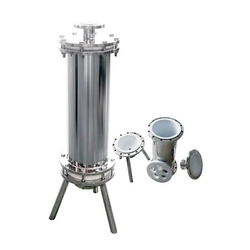 Stainless steel filter housing Bacteria Removed Water Purifier Filter equipped with 10 micron filter cartridge/bag