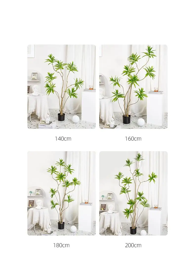 High Quality Hot Selling Wholesale Ins Style Artificial Plant Lily Bamboo for Home Living Room Shopping Mall Decoration
