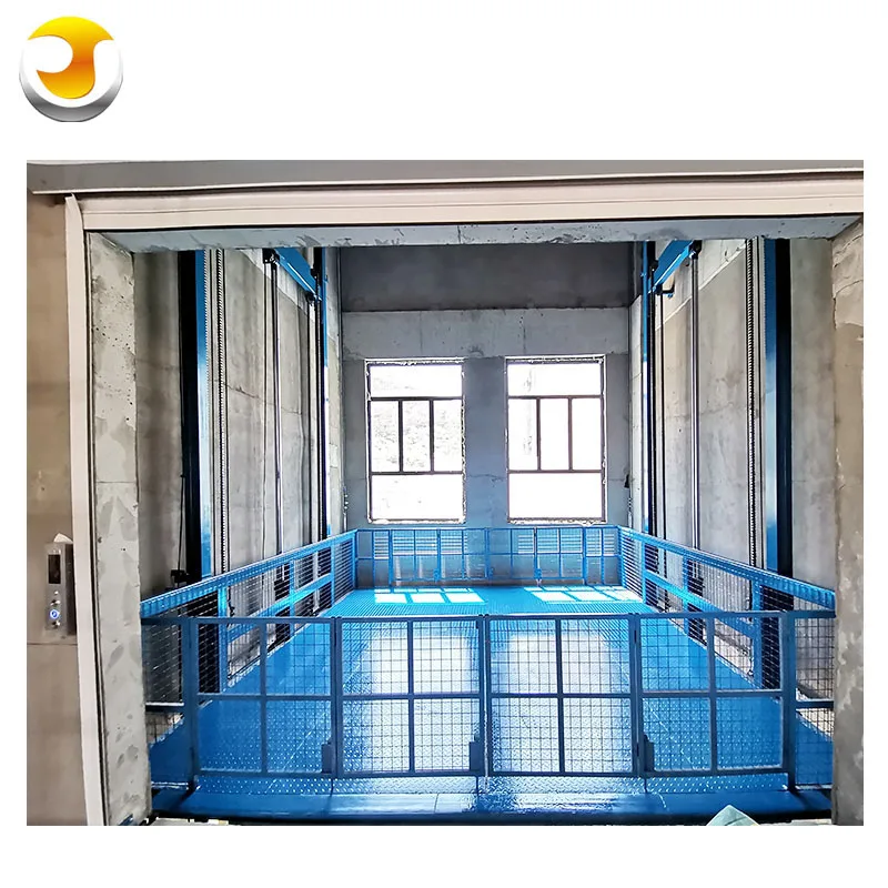 1000kg 1500kg 2000kg 240V/50HZ/3P Cargo Lift Warehouse Hydraulic Vertical Freight