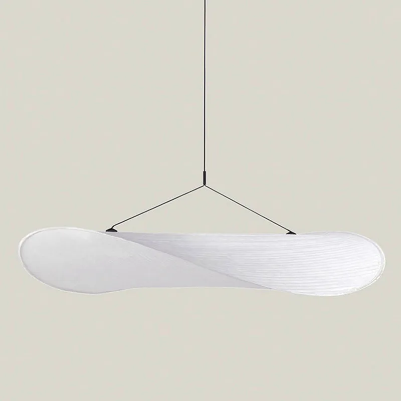 Nordic designer Japanese wabi-sabi retro guest restaurant bedroom B&b tea room Zen silk cloud lamp chandelier