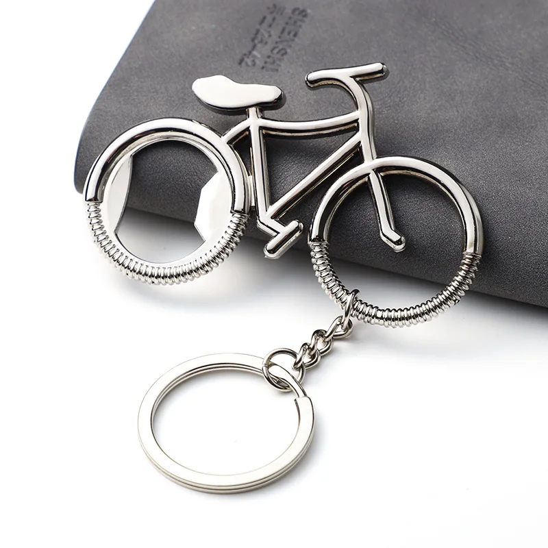 Creative Bicycle Bottle Opener Keychain Small Gift Bicycle Pendant Promotional Gifts Manufacturer