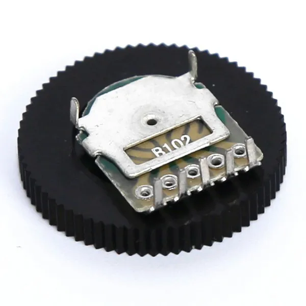 R12S 12mm 16mm Diameter thumbwheel carbon rotary potentiometer with swith b10k