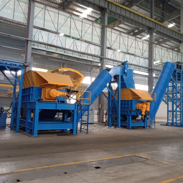 Heavy Duty Industrial Double shaft shredder , Scrap Car Tire Shredder Machine ,metal shredding machine