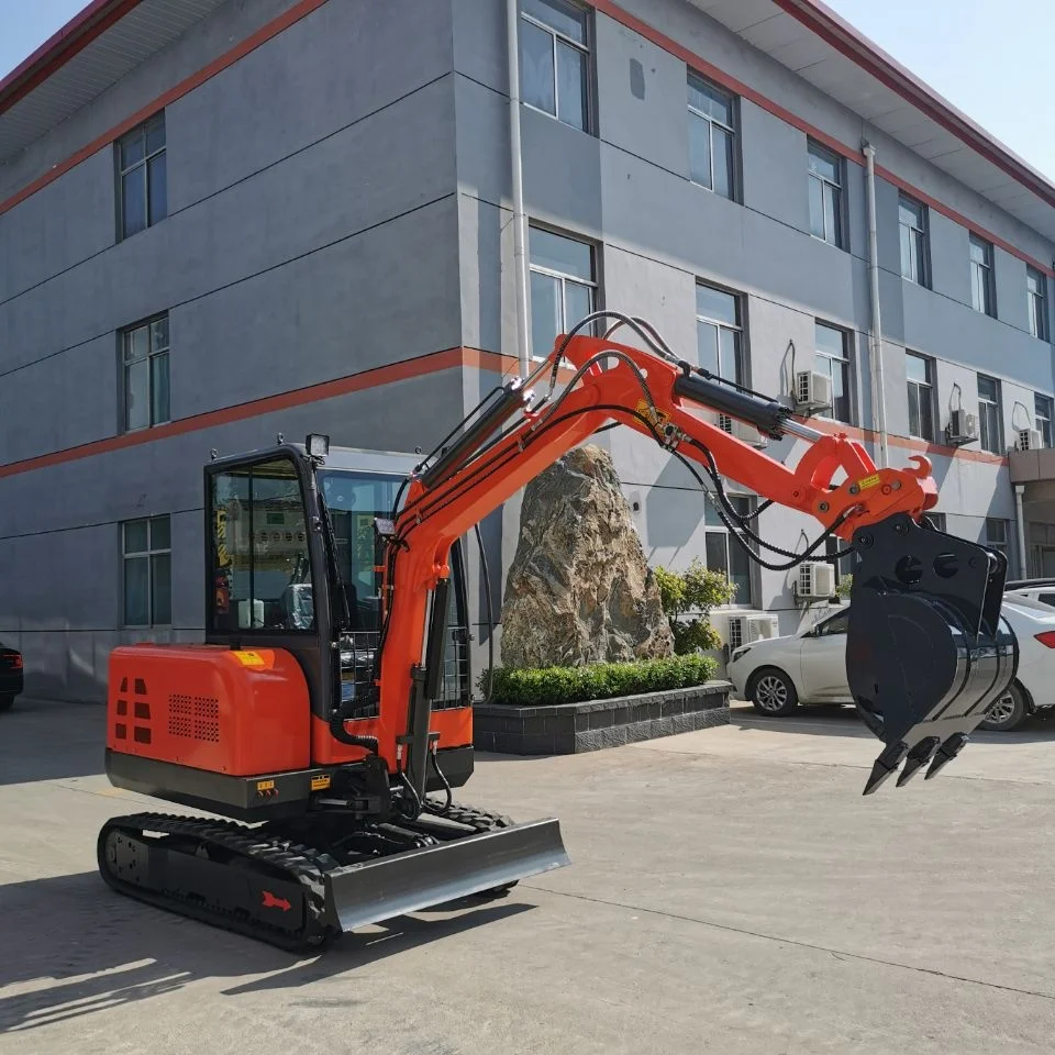 4 ton hydraulic mini excavator 4 ton 4 t digger with thumb farm digger 4 tone pelle bagger